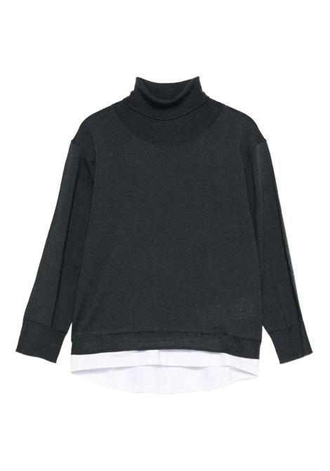 Maglione a collo alto PAOLO PECORA KIDS | PP4087ASFALTO